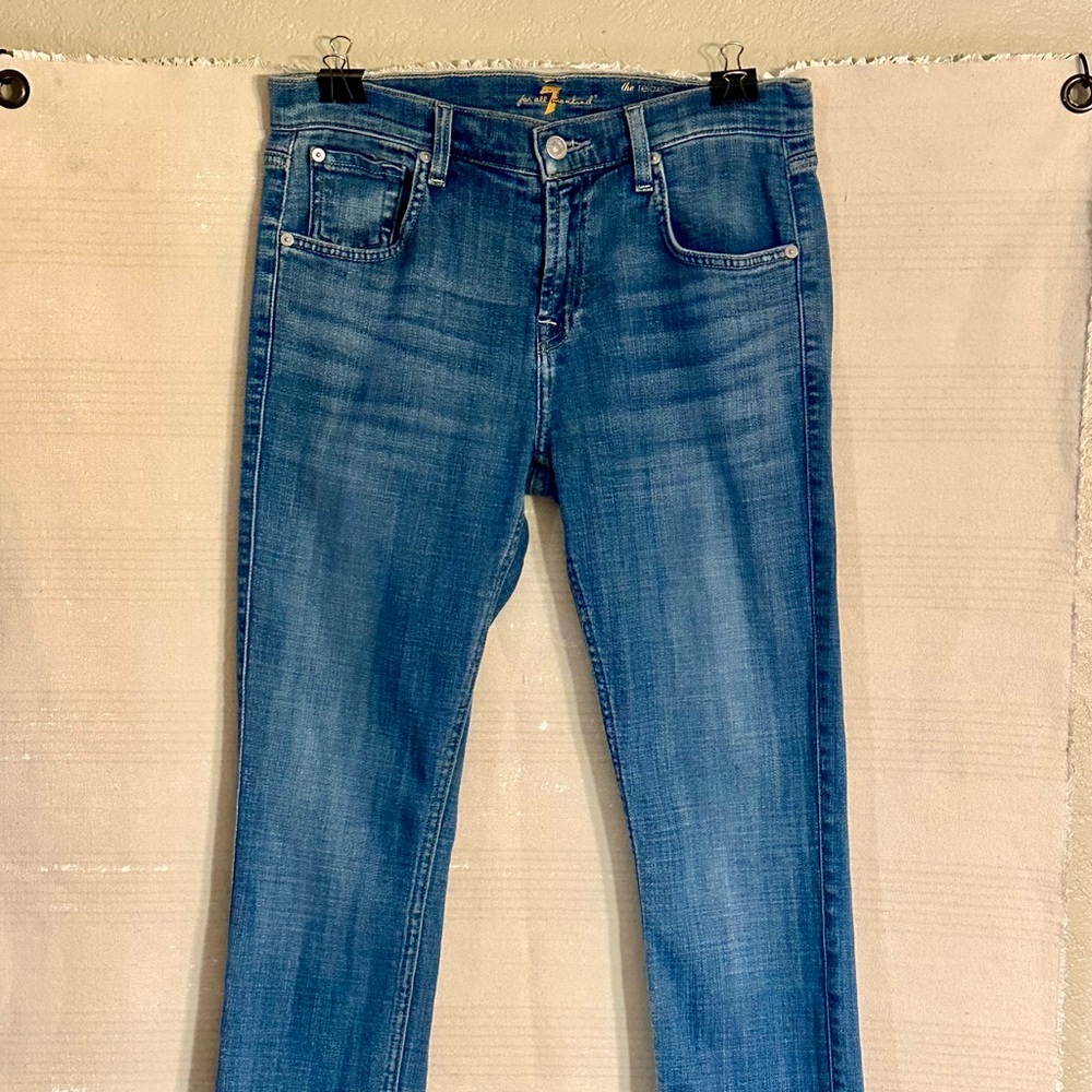 7 For All Mankind Relaxed Skinny Jean, Size:25